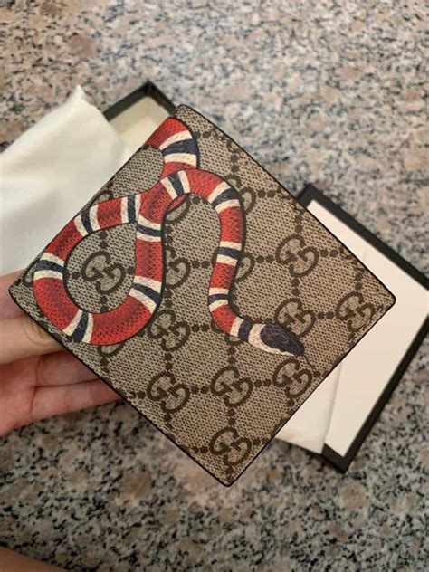 snake gucci wallet fake|authentic gucci snake wallet.